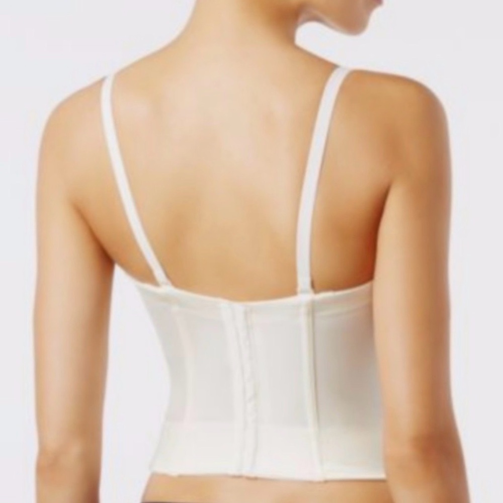 Maidenform Shapewear Ultra Firm Tummy Control Lace Beige Bustier 36D-NWT